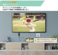 HDMI変換ケーブル╰(*´︶`*)╯♡ミラーリングケーブル　iPhone 2m