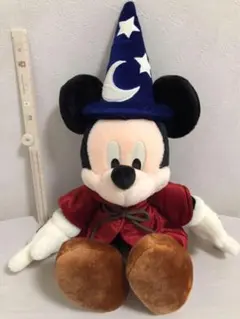 【美品】ディズニー　ミッキー　ぬいぐるみ　ファンタジア　魔法使いの弟子