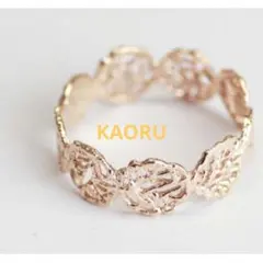 8日削除☆廃盤品☆KAORU☆ピンクゴールド　K10☆リングのサムネイル