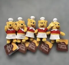 くまのプーさん　シェフぬいぐるみ