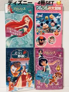 ディズニープリンセス　小学生むけ小説 4冊セット