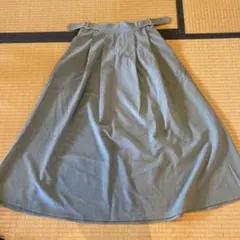 フレアスカート ロングスカート　ライトブルー