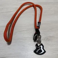 オレンジ ナイロン ショルダーストラップ