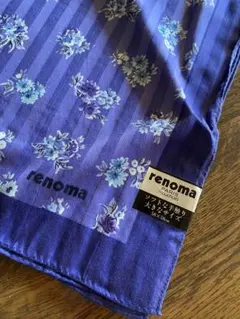 renoma 花柄ハンカチ 54×54cm