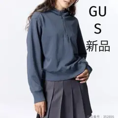 ハーフジップ パーカー