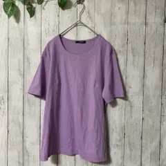 【美品】BRODIAEA ブローディア　シンプル　半袖　Tシャツ　紫　パープルのサムネイル