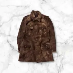 スエードレザージャケットフィールドジャケットヌバック革コートvintage古着M