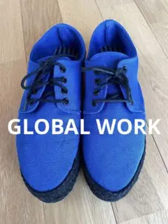 【美品】GLOBALWORK グローバルワーク　ジュートシューズ　厚底のサムネイル