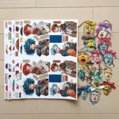 ★ゆっきー様★130タグ　クリスマス　自我の強いオーナメント　人物　コラージュ他