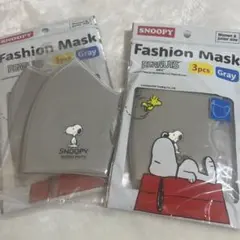 SNOOPY ファッションマスク 3枚入り ・2枚　計5枚