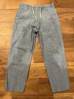 URBAN RESEARCH DOORS リネン混 ワークパンツ 38 M相当のサムネイル