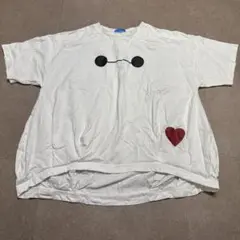 Disney ディズニー　baymax ベイマックス　半袖　tシャツ　白　M Lのサムネイル