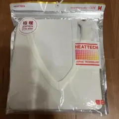 UNIQLO ユニクロ　ヒートテック　極暖　Vネック　ホワイト　Mサイズ　メンズ