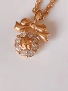 nina richニナリッチゴールドパヴェネックレス