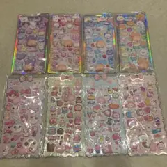 おしりシール　かわいい動物園4シート&Sticker parte4シートセット