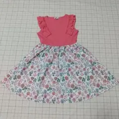 花柄ノースリーブワンピース オンワード 120