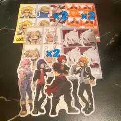 ヒロアカ　証明写真風ステッカー/等身ステッカー