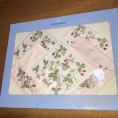 WEDGWOOD 布製刺繍入コースター 5枚セット ピンク　新品未開封美品