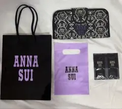 ANNA SUI ショップ袋とポーチ 4点セット