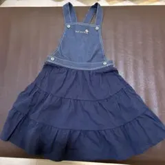 Noeil aime BeBe ジャンバースカート 120cm ネイビー