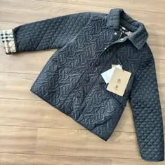 バーバリー 子供 キッズ 8Y コート 黒 128cm