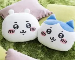 ちいかわ おかおクッション (ちいかわ、ハチワレセット)