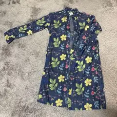 ENGINEERED GARMENTS 花柄ロングシャツワンピース サイズ0のサムネイル