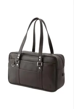 イーストボーイ スクールバッグ ブラウン スクバ 美品 合皮バック