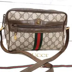 『美品』GUCCI(グッチ)ショルダーバッグ PVC シェリーラインのサムネイル