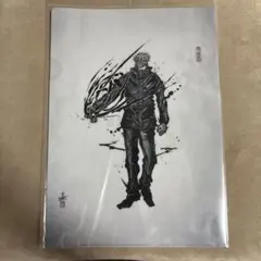 呪術廻戦 呪術廻戦展 墨絵 クリアファイル 五条悟
