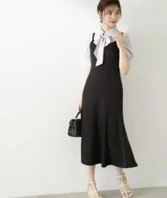 プロポーションボディドレッシング　キャミワンピース　黒