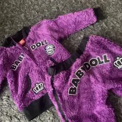 BABYDOLL ベビードール ベビド パープル 紫 セットアップ ジャージ