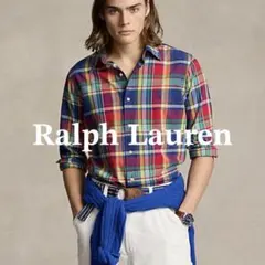 【現行】Ralph Lauren マドラスチェックシャツ ボタンダウンロゴ刺繍