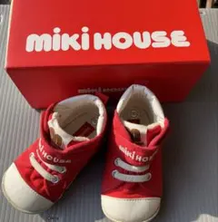 MIKI HOUSE 赤 ファーストシューズ 13cm