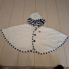 MIKI HOUSE ベビーポンチョ 70-90cm