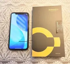iPhone11 本体 ブラック 64GB NIMASO 保護フィルム セット