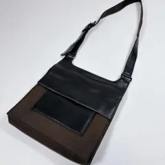SENSO UNICO センソユニコ ショルダーバッグ 軽量 ナイロン×レザー
