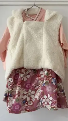 SWEET MOMMY ベビー袴 桜柄 90サイズ お正月 初節句