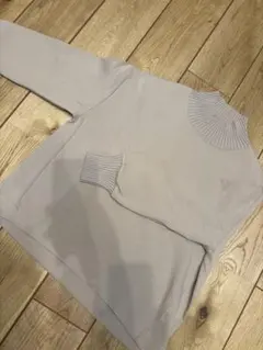定価9千 グリーンレーベルリラクシング ダンボール ハイネックプルオーバー F