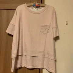 【授乳服】Milk teaレイヤード風Tシャツ