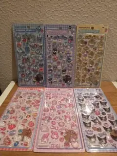 【新品】ボンボンドロップシール　正規品　6枚　サンリオ　第二弾　はぴだんぶい