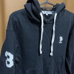 U.S. POLO ASSN. パーカー ブラック M
