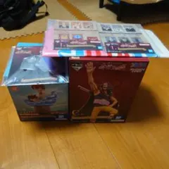 【未開封】一番くじ ワンピース 赤髪海賊団 Ｃ賞 ラストワン賞2種セットおまけ