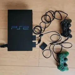 PS2 プレステ2 本体 （電源入るがジャンク扱い） +コントローラ