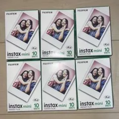 富士フイルム instax mini インスタントフィルム 10枚入 6個セット