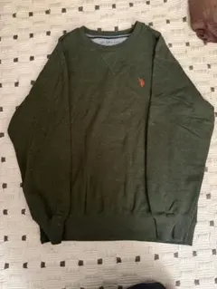 U.S. Ralph Lauren オリーブグリーン トレーナー L