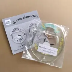 サンリオ　花言葉デザインアクリルカラビナ　ポチャッコ
