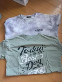 Tシャツ2枚セット タイダイ柄