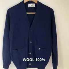 ArnoldPalmer アーノルドーパーマー ネイビー Vネック カーディガン