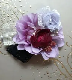 エレガントなコサージュ　卒業式、入学式、結婚式、袴